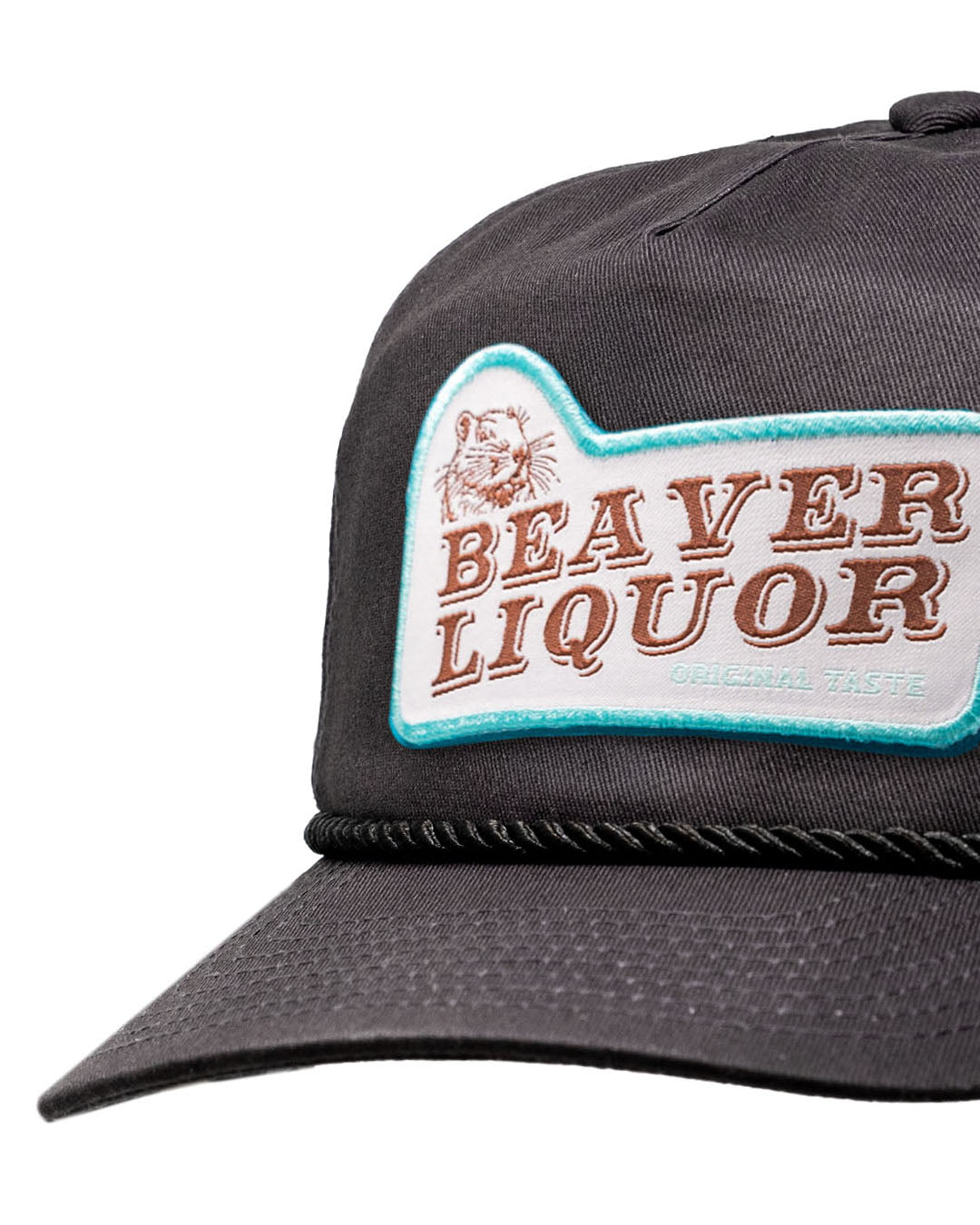 Heritage Rope Hat - Beaver Liquor - Charcoal