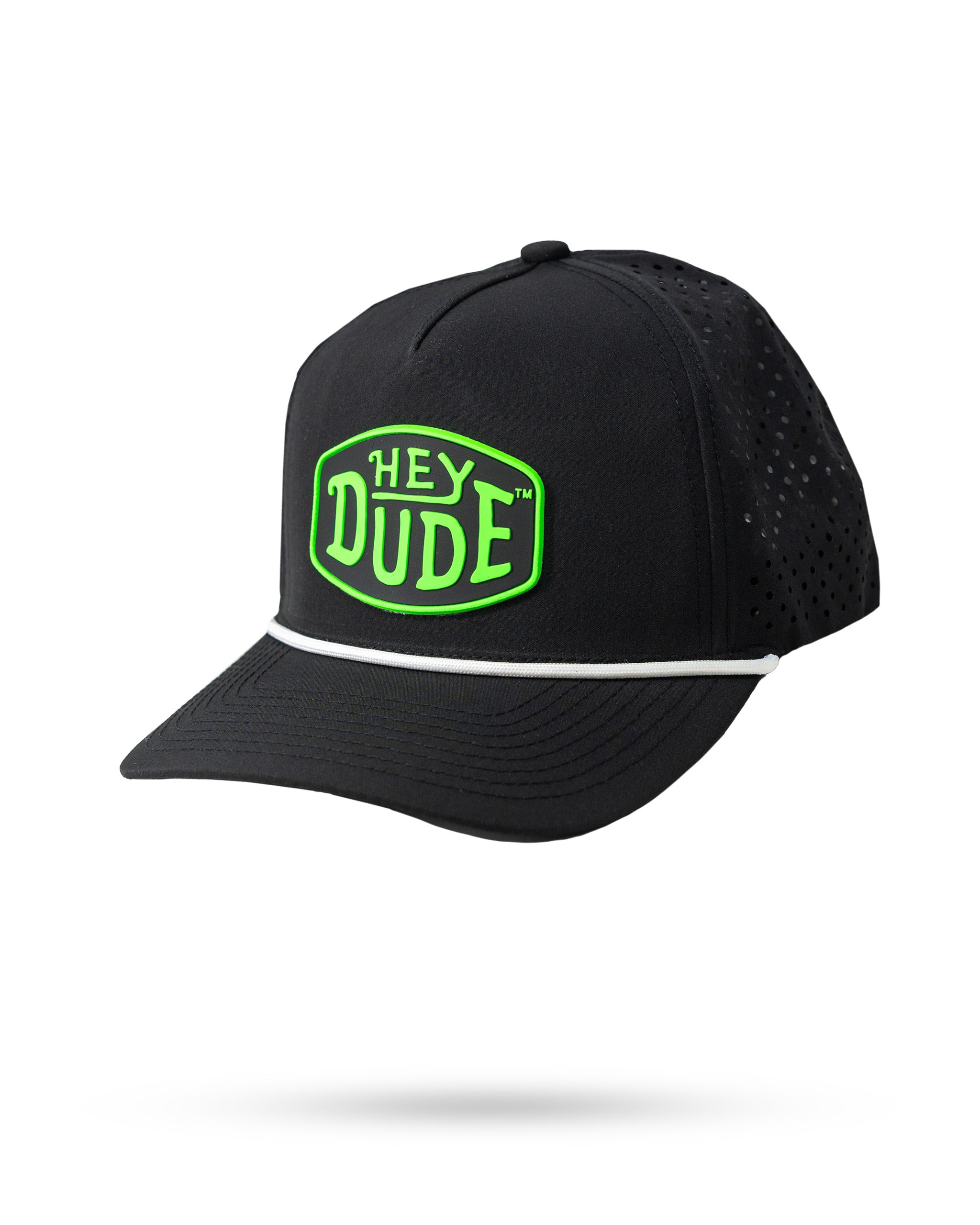 HEYDUDE - Perforated Rope Hat - Black