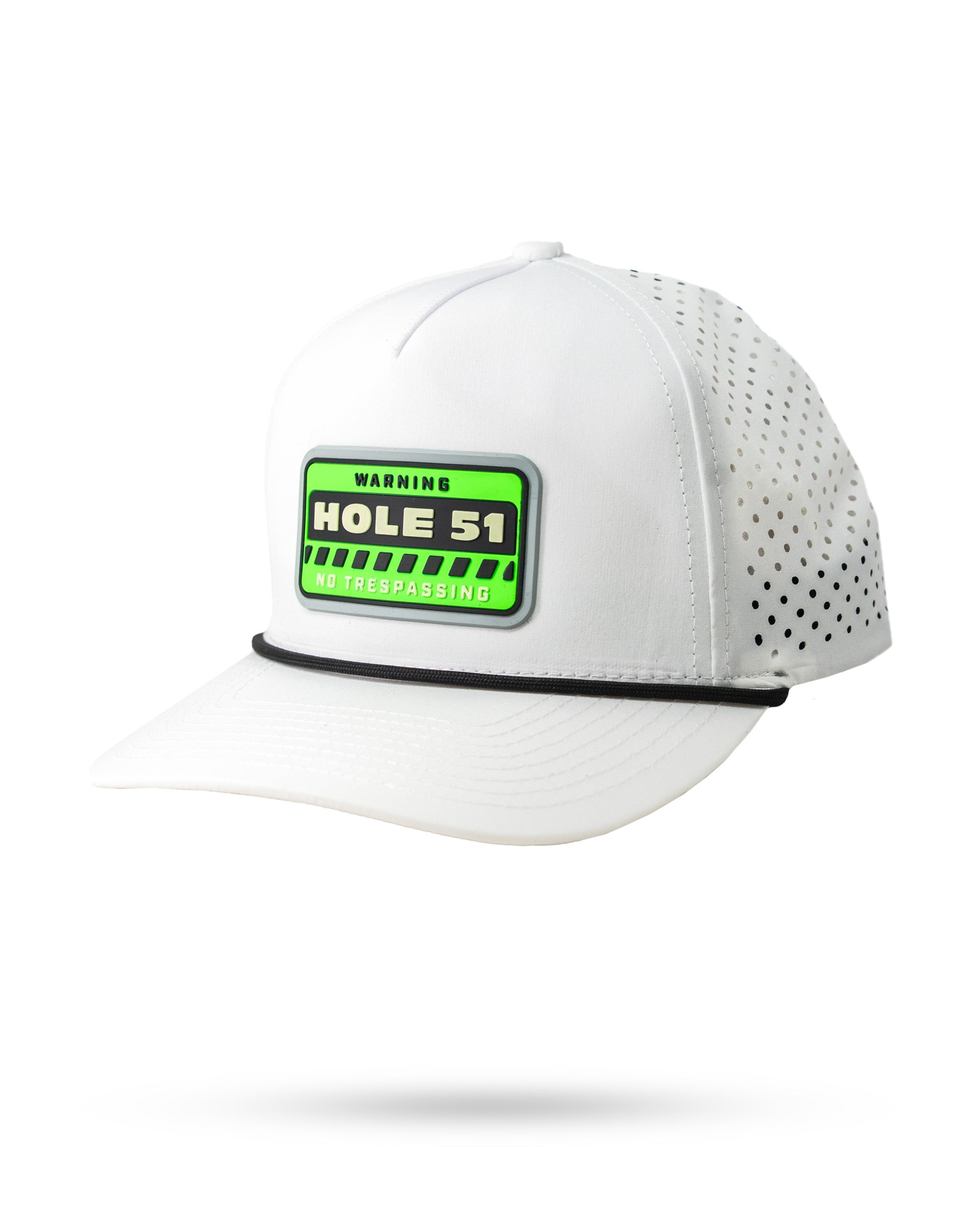 HEYDUDE - Perforated Rope Hat - Hole51 - White