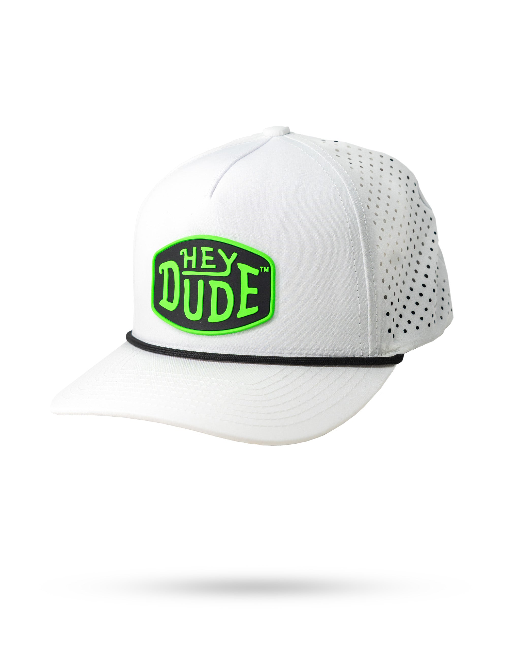 HEYDUDE - Perforated Rope Hat - White