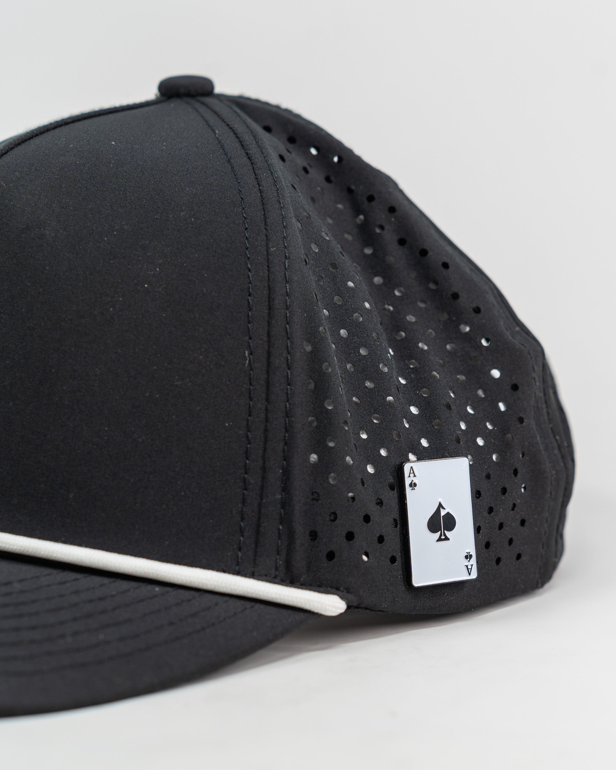 Perforated Rope Hat - Die Trying - Black