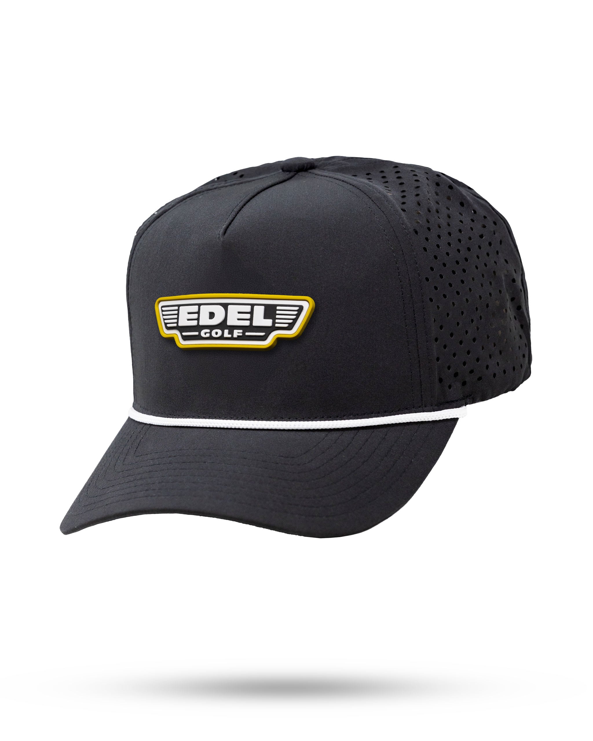 Perforated Rope Hat - Edel Aero - Black