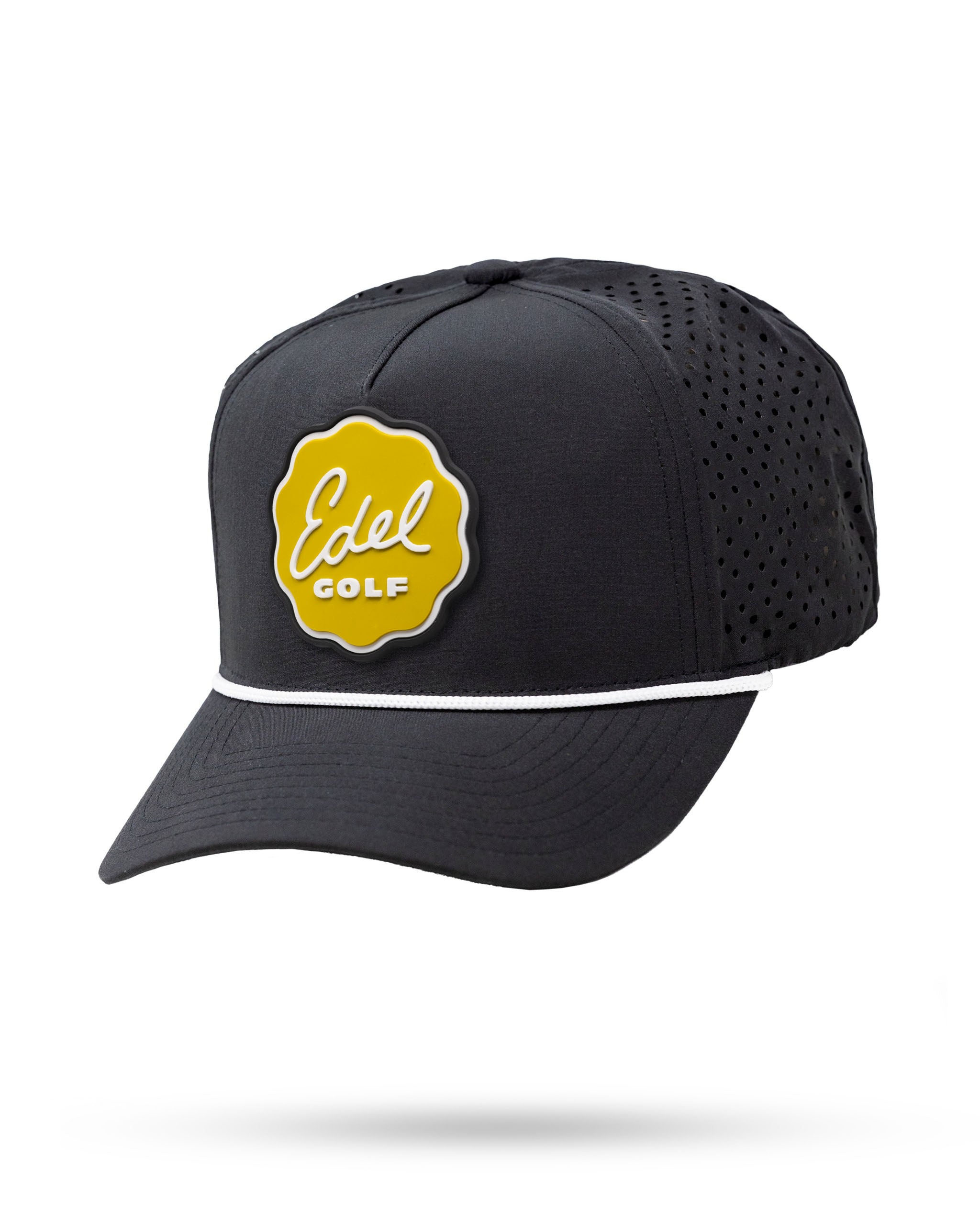 Perforated Rope Hat - Edel Disc - Black