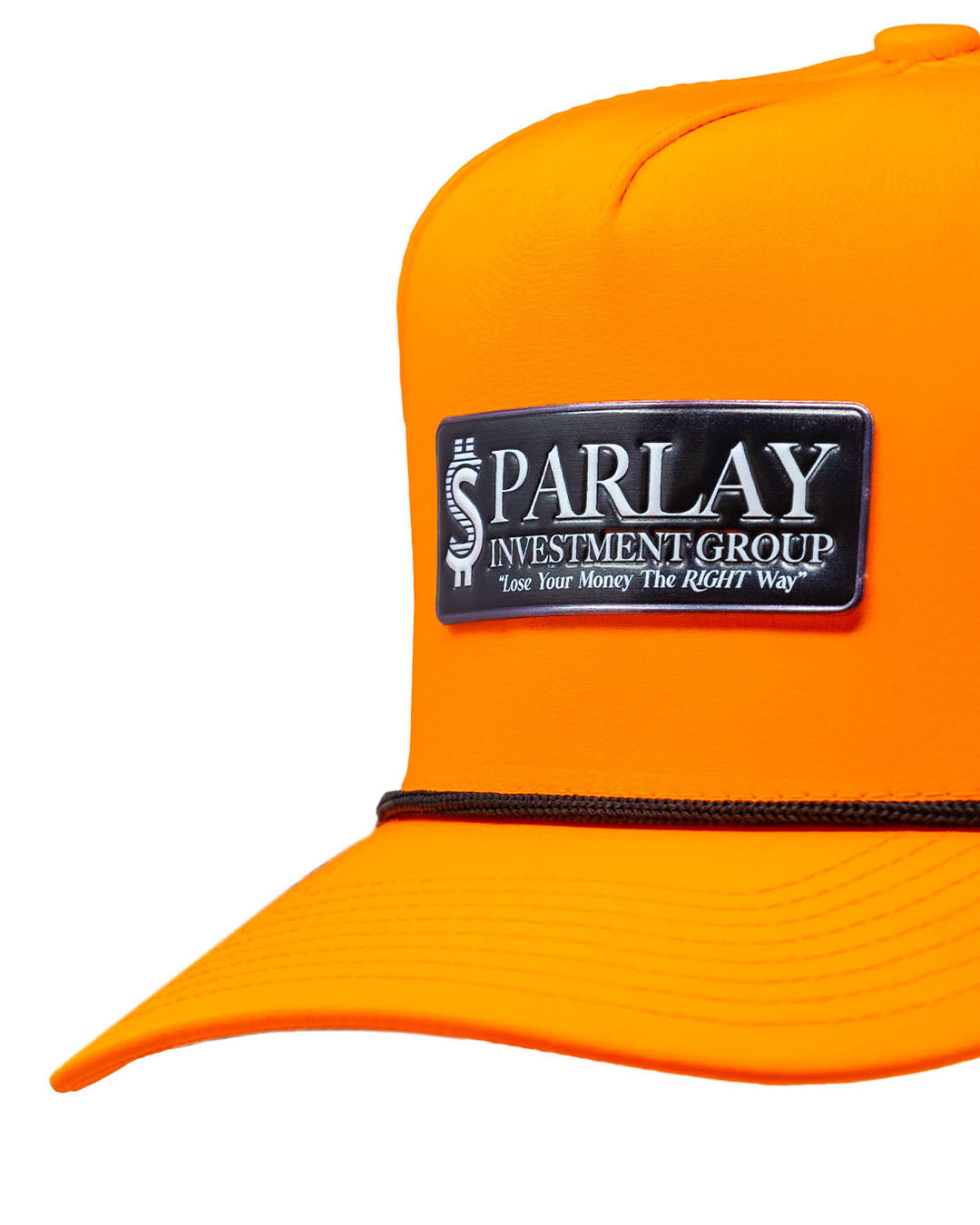 Perforated Rope Hat - Parlay - Highlighter Orange