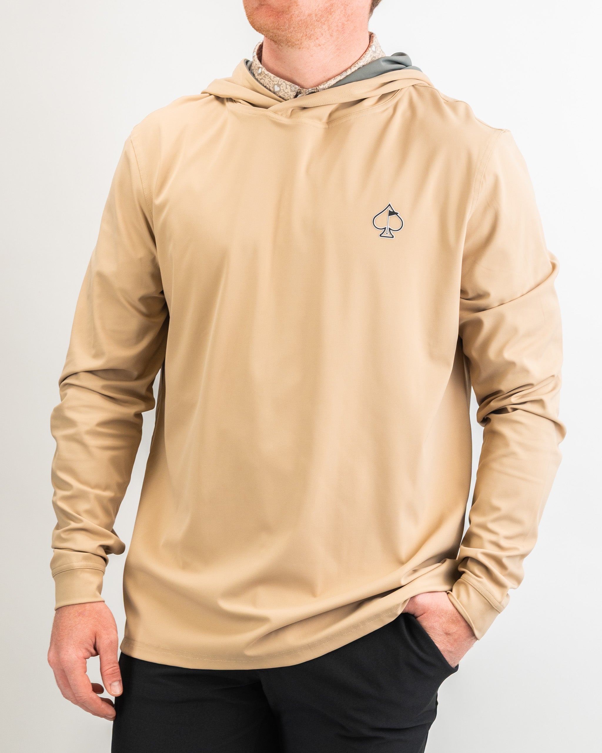 Performance Golf Hoodie - Big Blind Sand