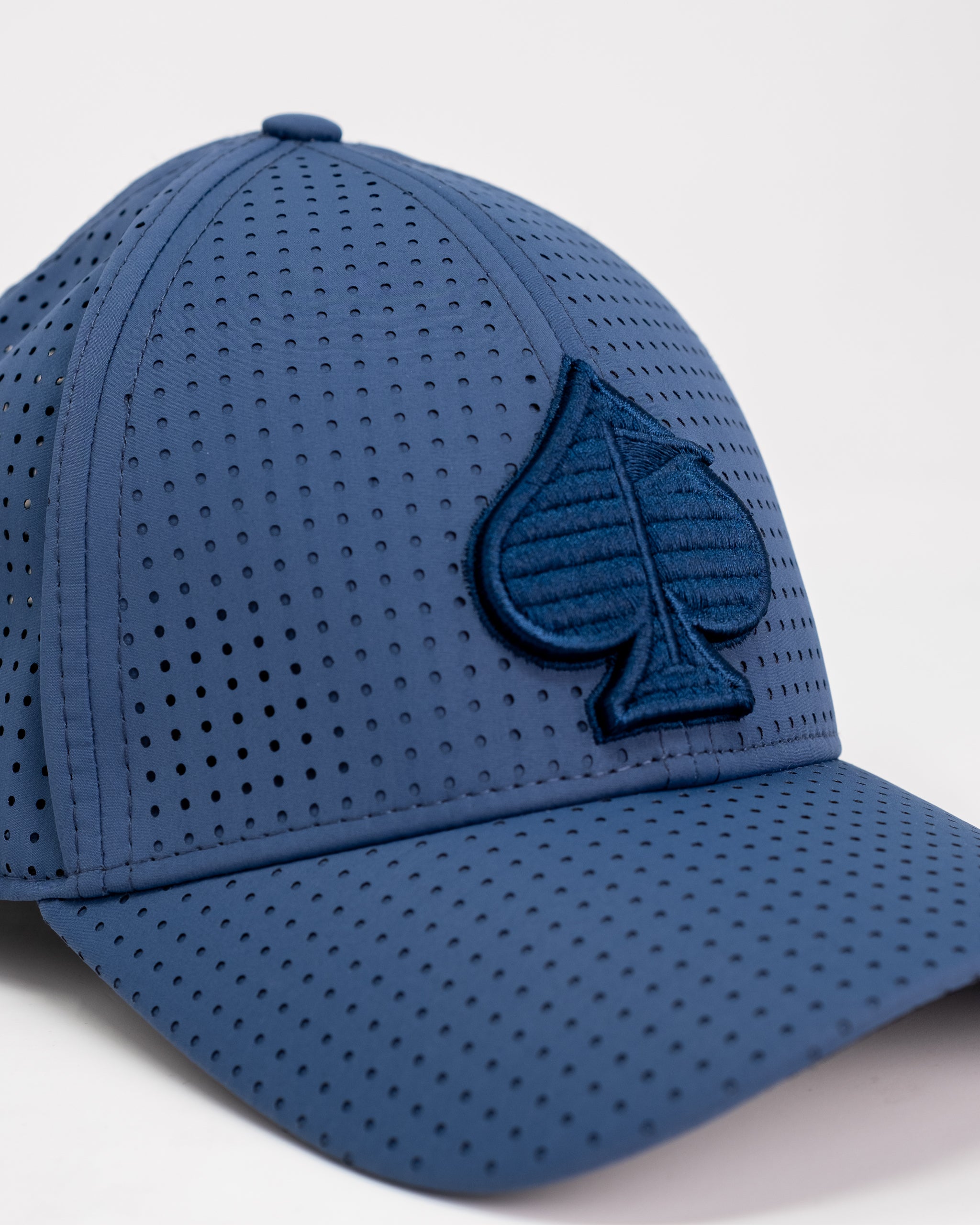 Perforated Spade Hat - Navy