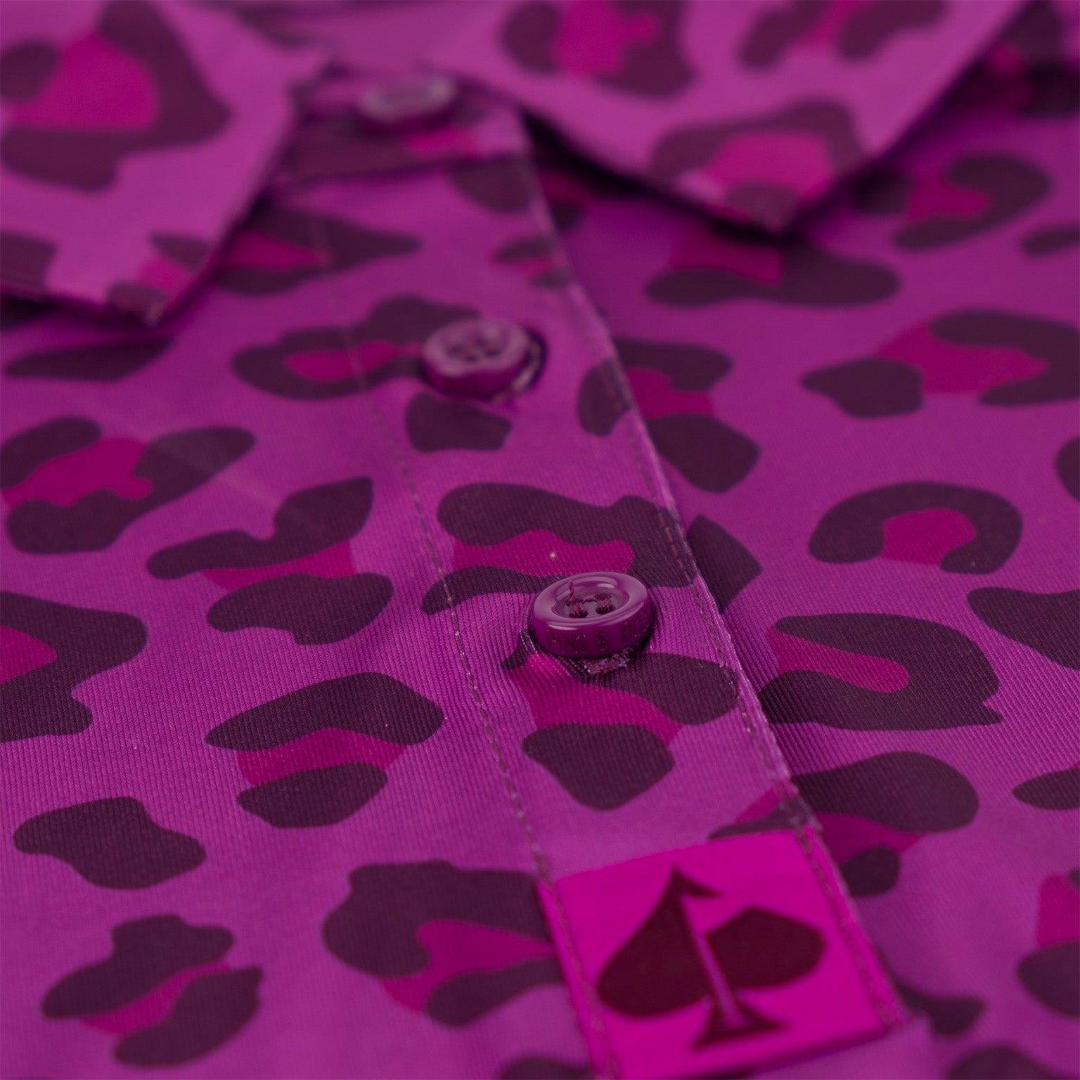 Women's Purple Jungle Cat