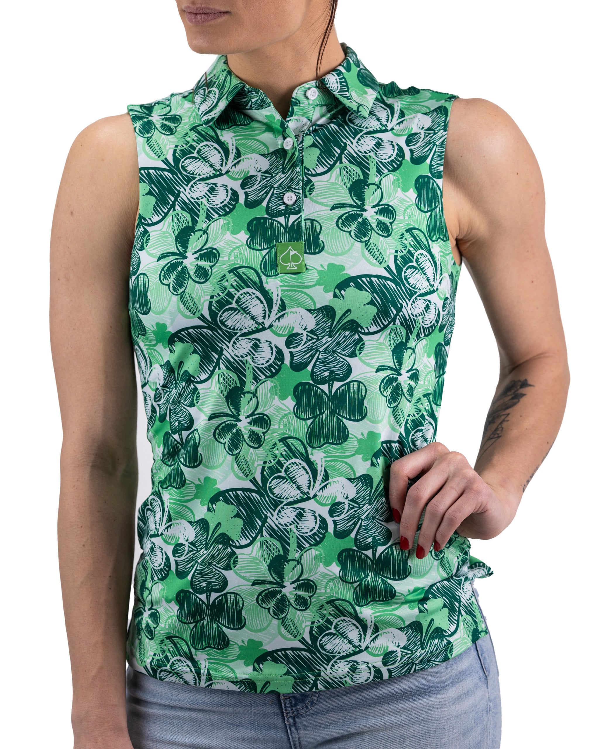 Women's Shamrock Sketch Light