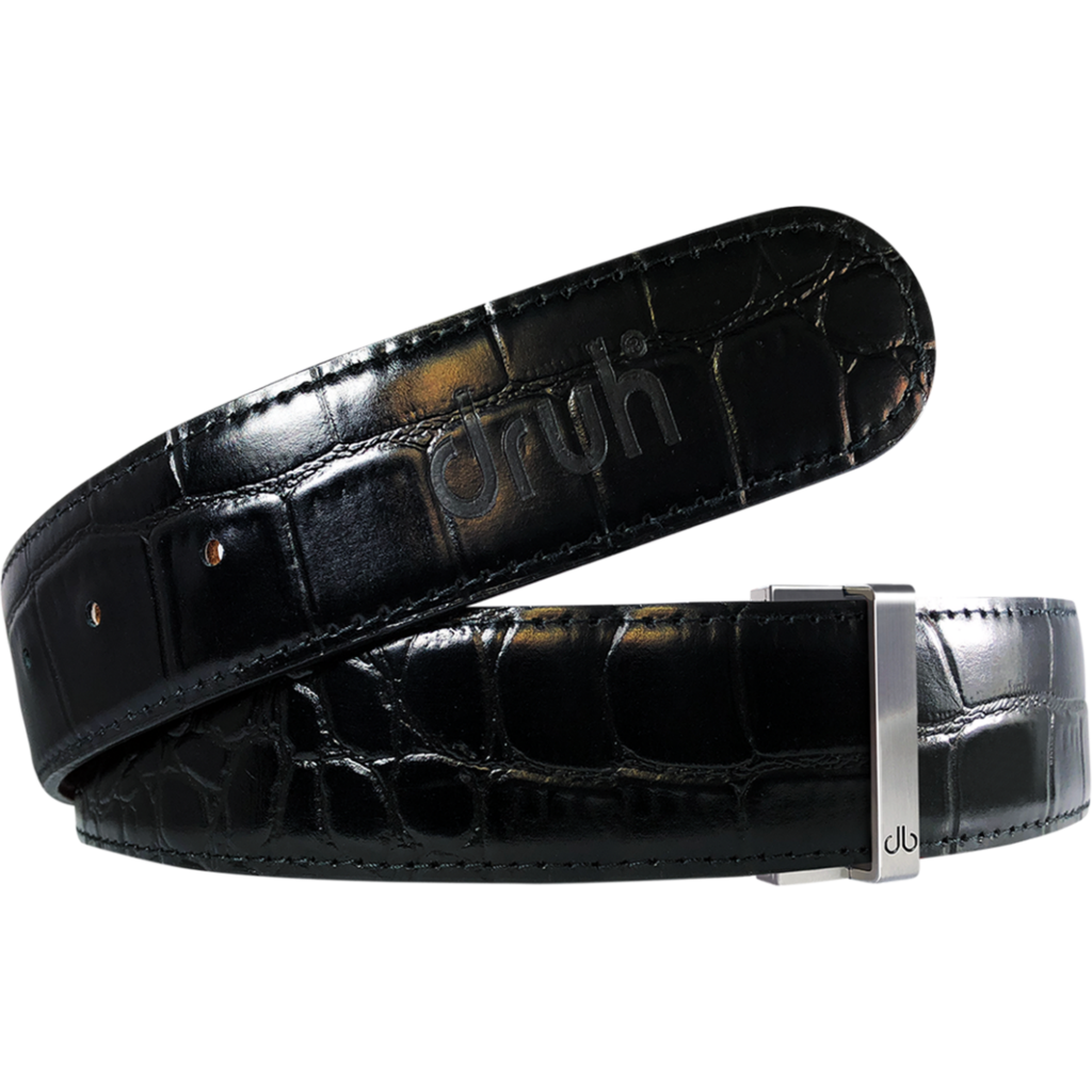 Black Crocodile Belt