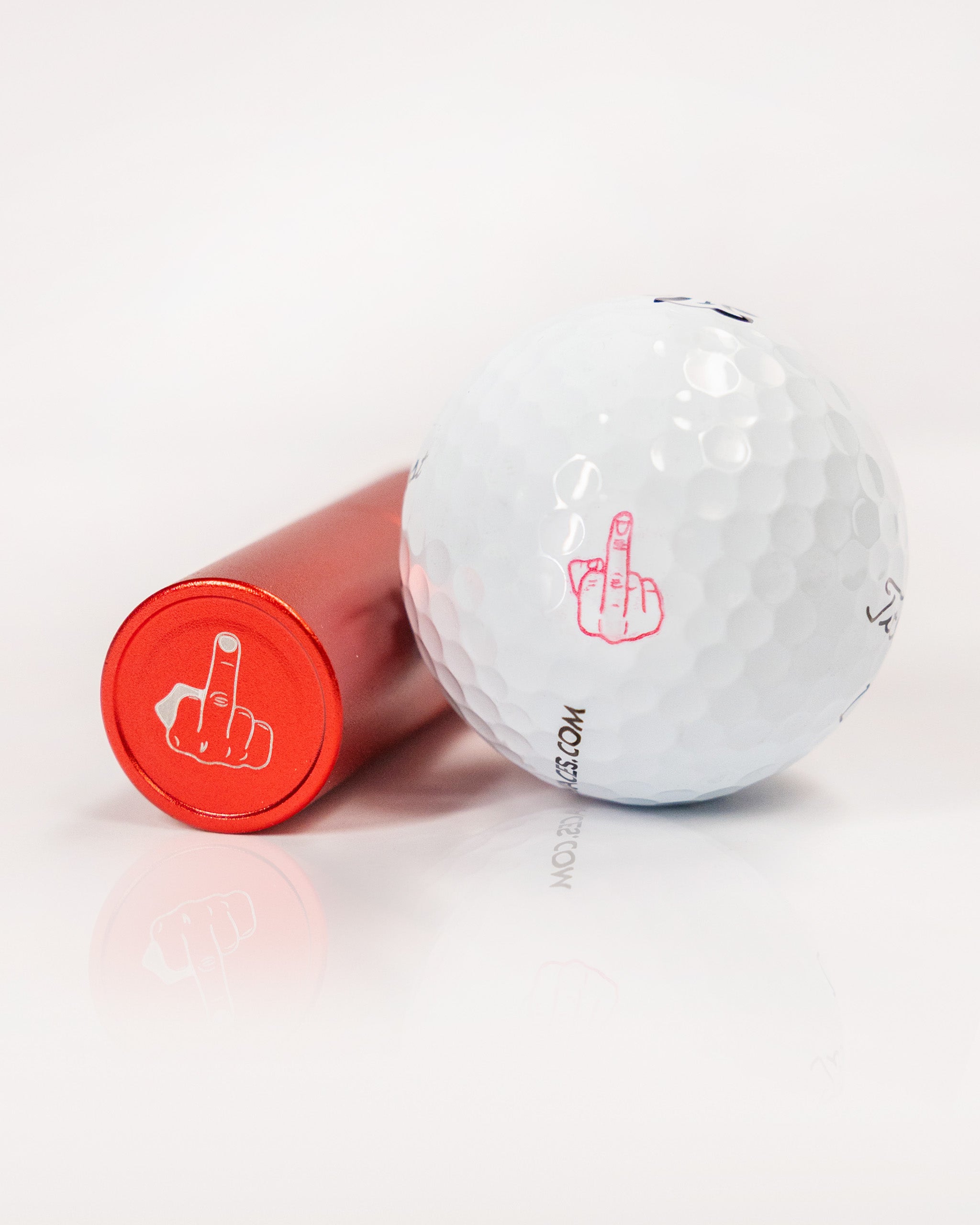 Middle Finger Ball Stamp